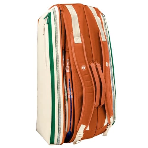 Raqueteira Wilson Roland Garros 9pk Bege 2026