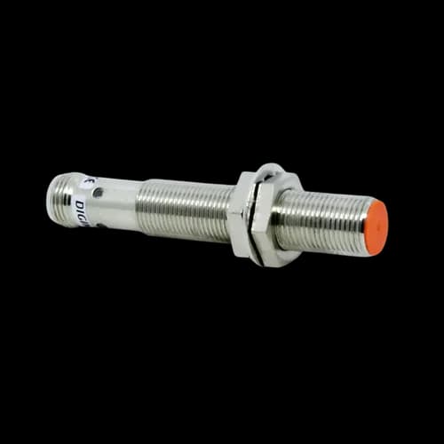 Sensor Indutivo Metálico 12mm Dist. Sensora 2mm 10-30Vcc NPN NA+NF Conector CJY12E-02NCT Digimec