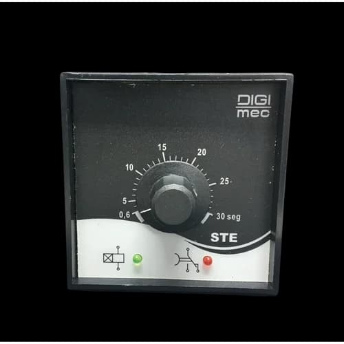 Temporizador Retardo na Energização 72x72mm STE-1 Digimec