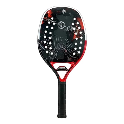 Raquete de Beach Tennis Turquoise Expanse Red – Carbono 3K