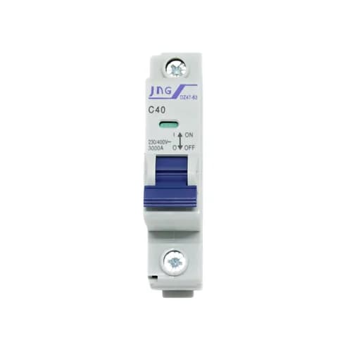 Mini disjuntor unipolar 40Amp., curva C, 3Ka., DZ4763 1P 40A