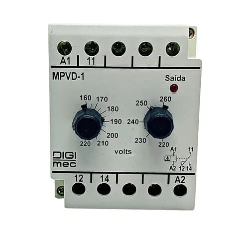 Rele de Voltagem Monofásico MPVD-1 Digimec