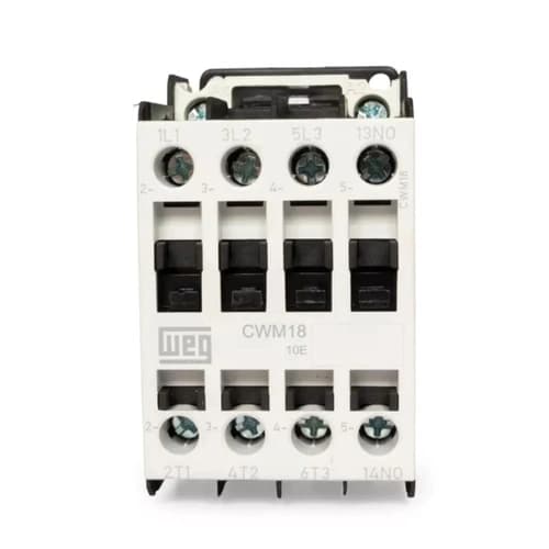 Contator Tripolar 18AMP. 1NA CWM18.10 220V WEG