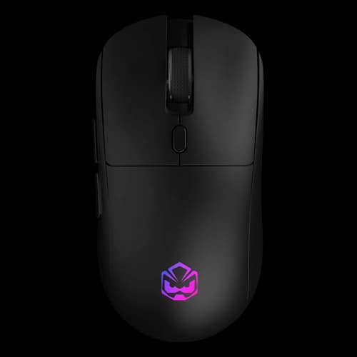MOUSE GAMER SEM FIO BASARAN STEALTH BLACK VULCAN 10.000DPI RGB 6 BOTOES PMGBRSTBV