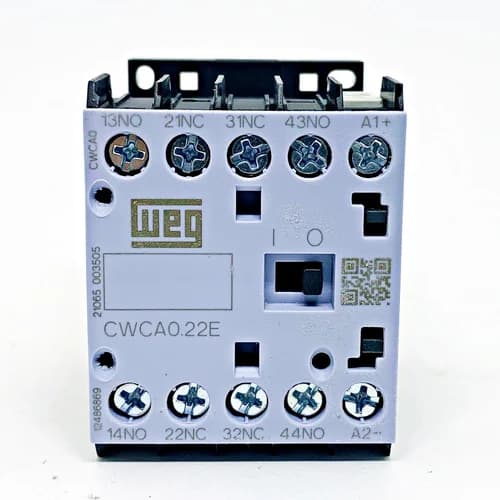 Mini contator auxiliar, 2NA+2NF, CWCA0.22 WEG