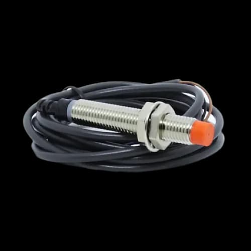 Sensor Indutivo Metálico 8mm Dist. Sensora 2mm 10-30Vcc NPN NA Cabo 1,5mts. CJY08E-02NA Digimec