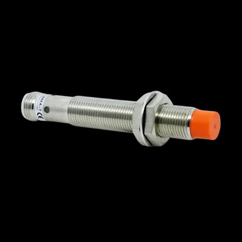 Sensor Indutivo Metálico 12mm Dist. Sensora 4mm 90-250Vca NA Conector CJY12E-04KAT Digimec