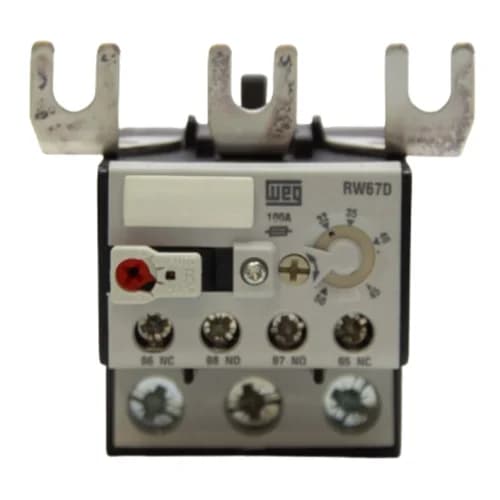 Relé de sobrecarga térmico para, contator, RW67-4D, escala: 32 - 50 Amp.