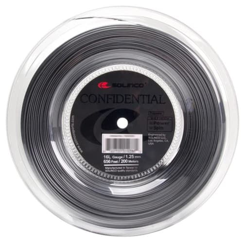Corda Solinco Confidential 16L 1.25mm - Chumbo
