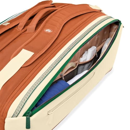 Raqueteira Wilson Roland Garros 9pk Bege 2026