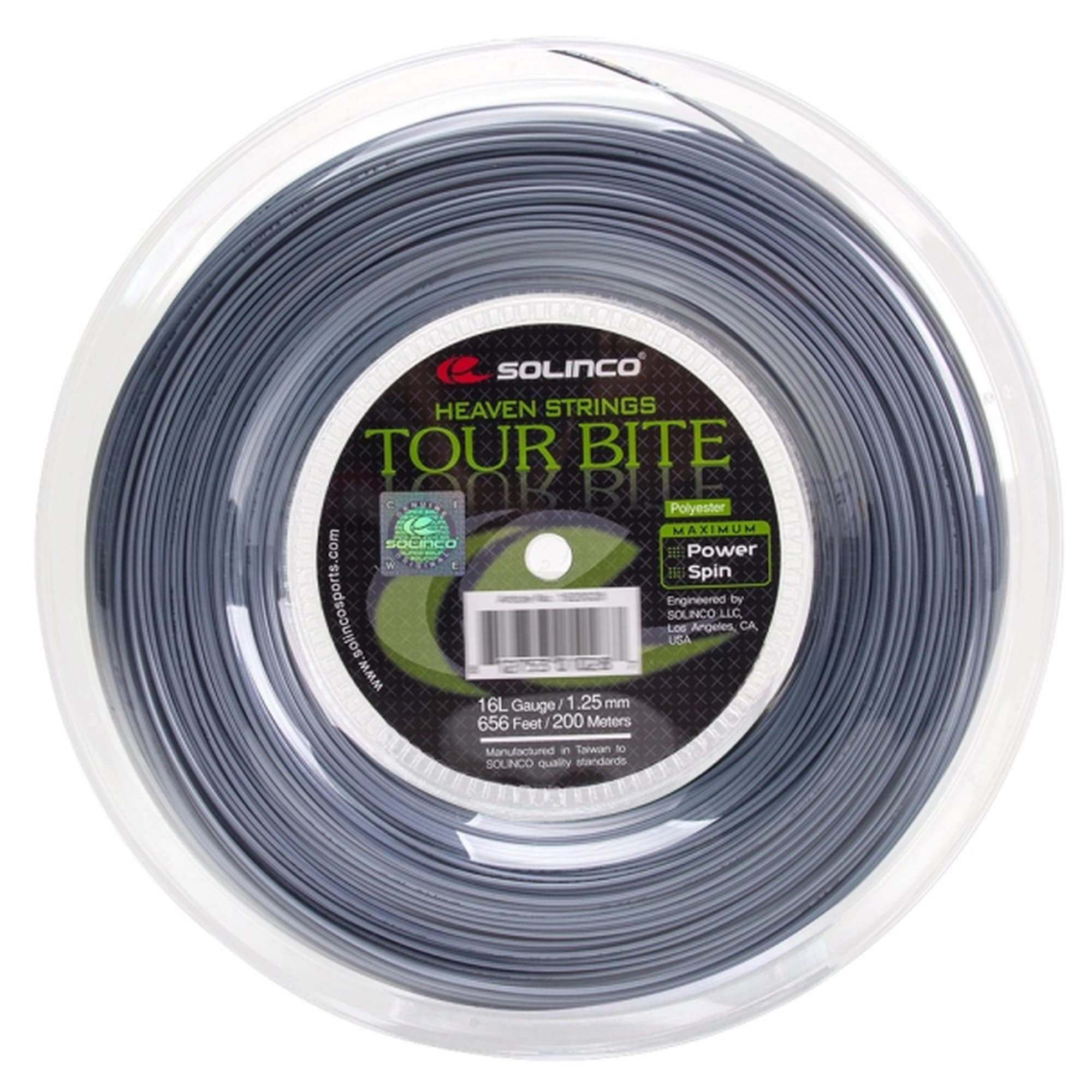 Passada de Corda Solinco Tour Bite 16L 1.25mm - Prata