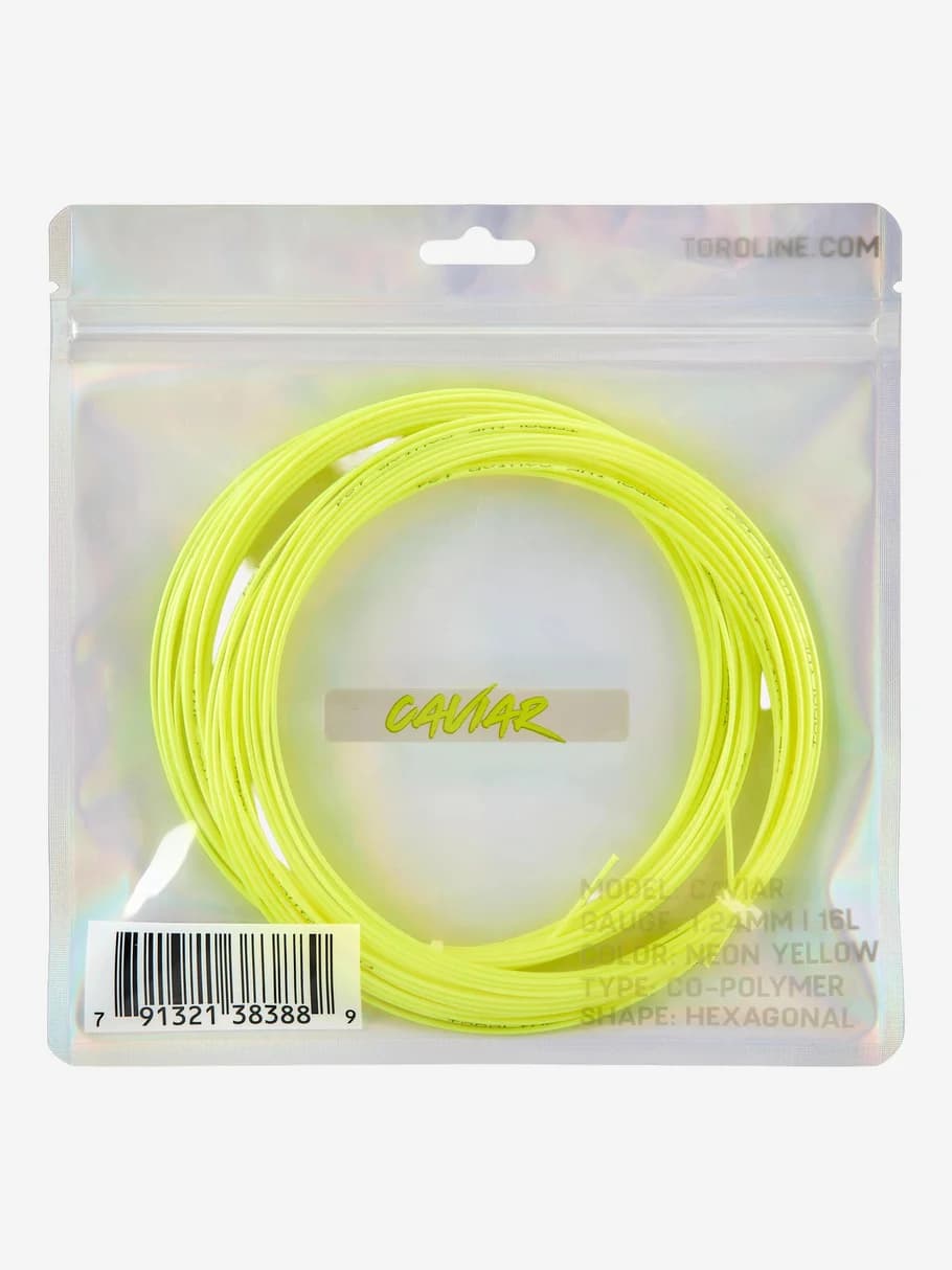 Passada de Corda Toroline Caviar 16L 1.24mm - Amarelo Neon